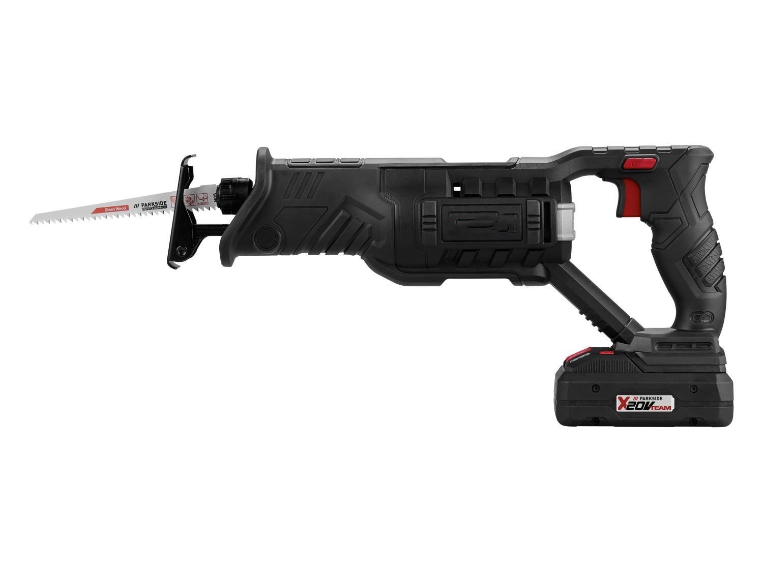 Scie sabre sans fil PSSAP 20-Li D5, 20 V